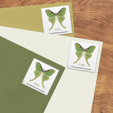 NOT Forever Stamp-Non-Machinable $1.29 Stamps 2025 Luna Moth – Nature Series, First-Class Rate