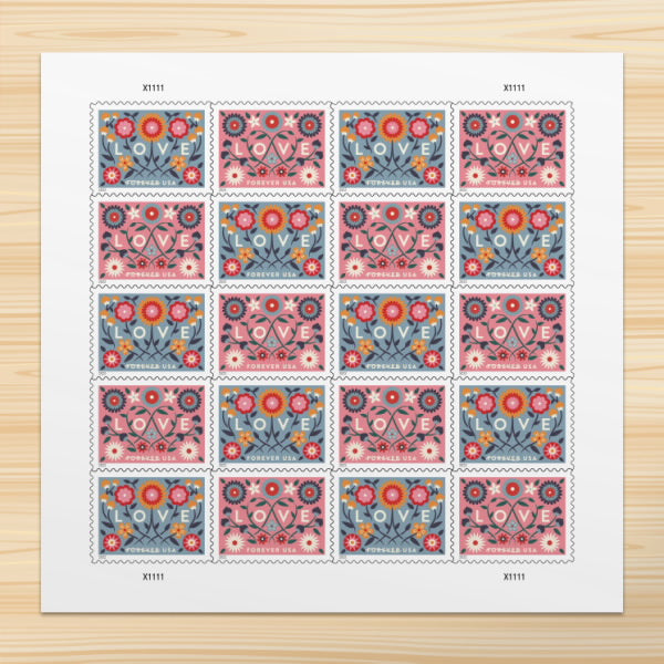 Forever Stamps 2022 Love – Love Greeting, First-Class Postage