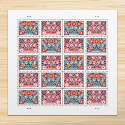 Forever Stamps 2022 Love – Love Greeting, First-Class Postage