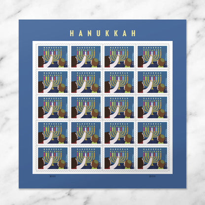 Forever Stamps 2020 Hanukkah – Festival Greeting, First-Class Postage