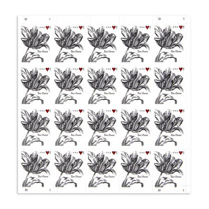 NOT Forever Stamp-Two-Ounce Stamps 2015 Tulip – Wedding Invitation, First-Class Postage