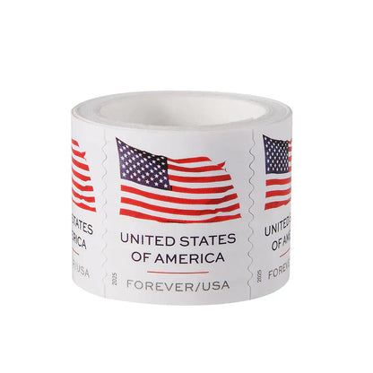 Forever Stamps 2025 U.S. Flag – Patriotic Symbol, First-Class Postage