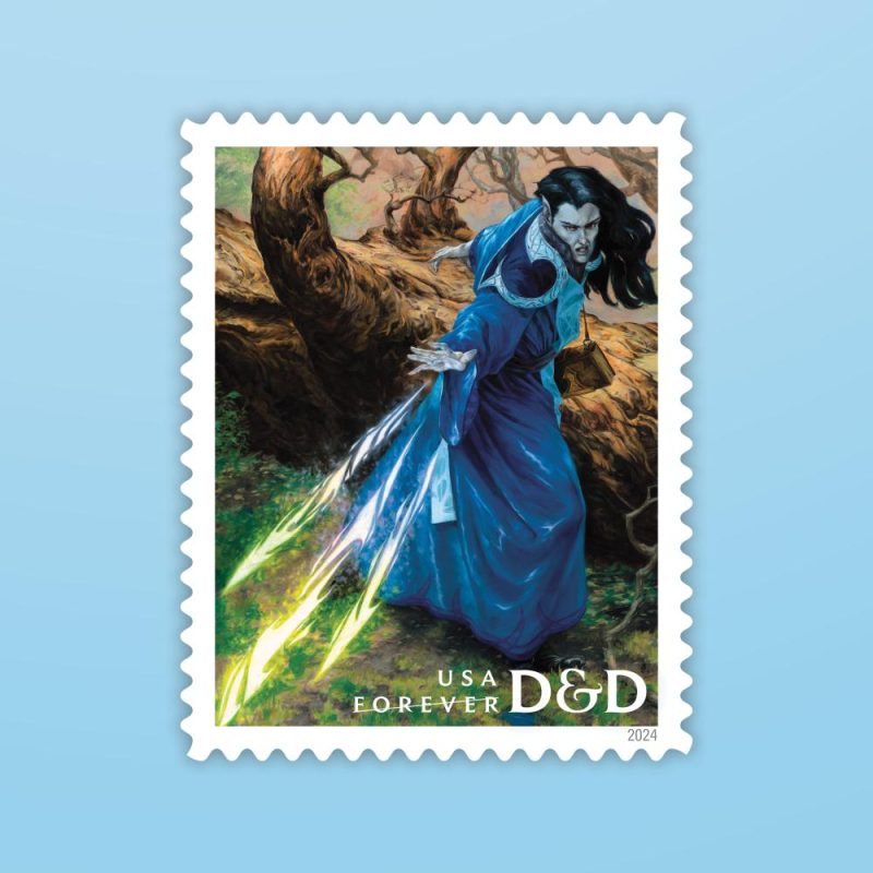 Forever Stamps 2024 Dungeons & Dragons – Cultural Heritage Collection, First-Class Postage