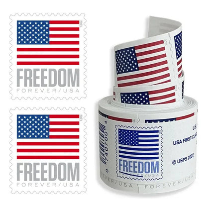 Highly Recommended: $149 for 10 Rolls(1000pcs) – 2017/2023/2024/2025 Flag
