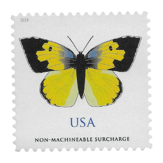 NOT Forever Stamp-$1.27 Stamps 2019 California Dogface Butterfly – Non-Machinable Surcharge, First-Class Rate