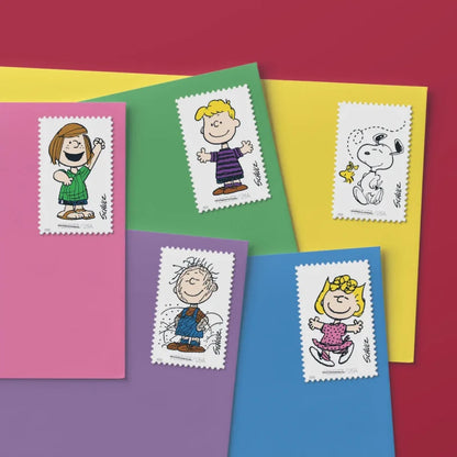 Forever Stamps 2022 Charles M. Schulz – Peanuts Cartoon Characters, First-Class Postage