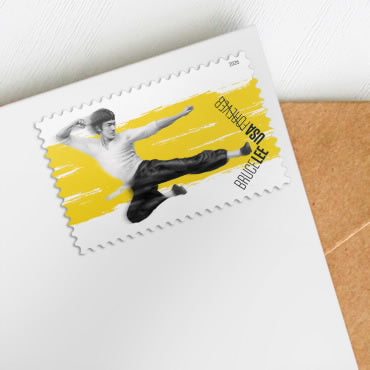 Forever Stamps 2026 Bruce Lee – Martial Arts Legend, First-Class Postage