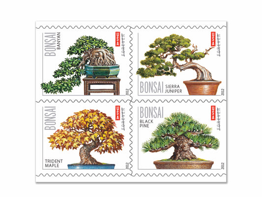 Forever Stamps 2012 Bonsai Trees – Cultural Heritage Collection, First-Class Postage