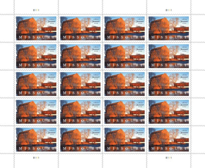 Forever Stamps 2021 Missouri Statehood – Historic Landmark, First-Class Postage