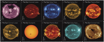 Forever Stamps 2021 Sun Science – Educational Nature Series, First-Class Postage