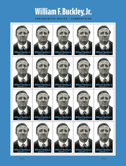 Forever Stamps 2025 William F. Buckley Jr. – Commemorative Issue, First-Class Postage